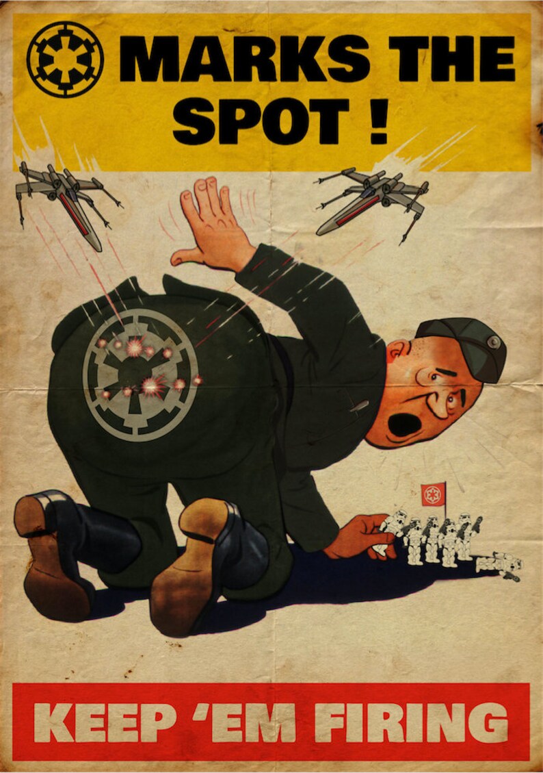 Retro Star Wars Rebel Recruitment Propaganda XWing A4 A3 A2 Etsy