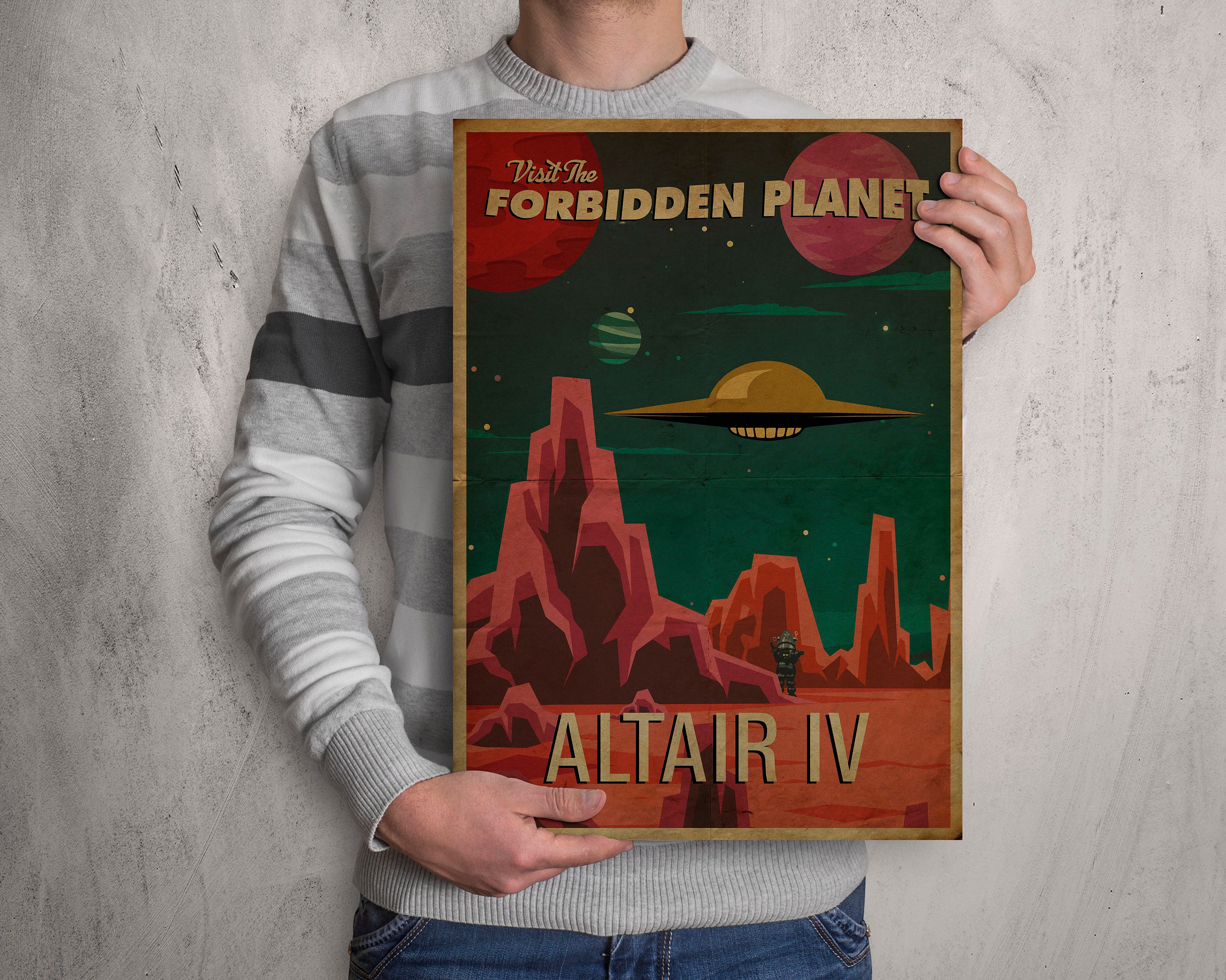 Affiche De La Planète Interdite - Foto 9