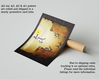 インディ・ジョーンズ聖杯アートプリント：最後の聖戦ヴィンテージ