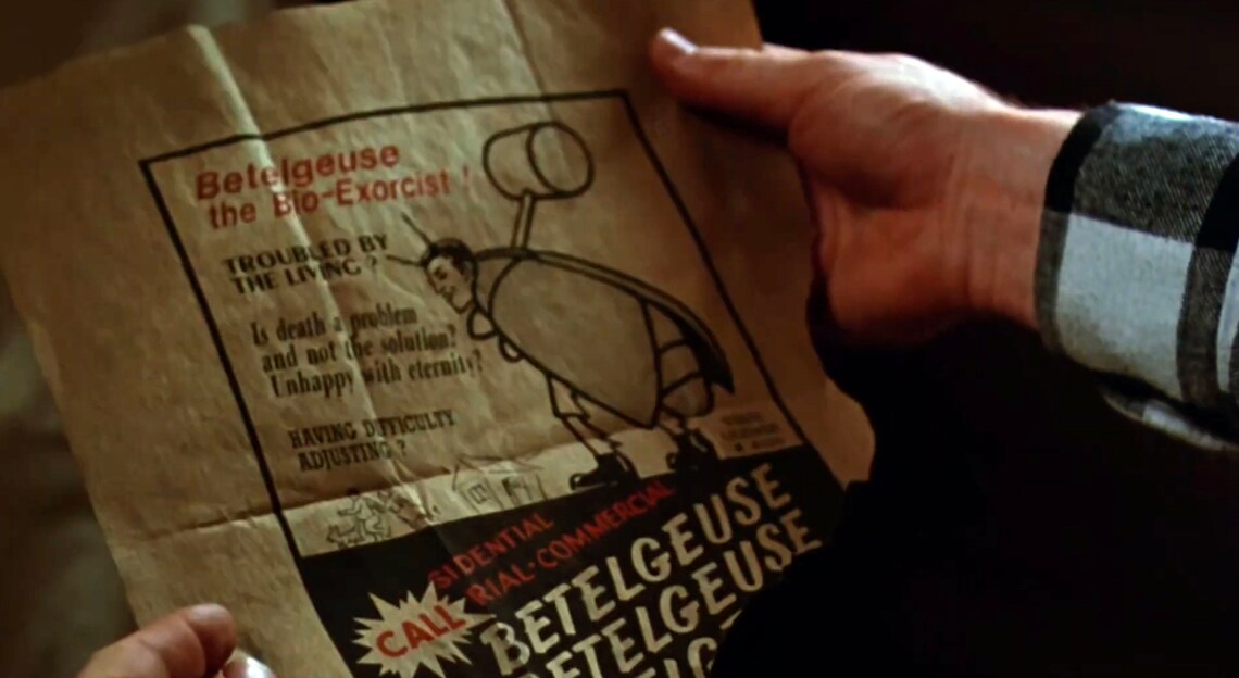Printable Beetlejuice Flyer Printable Beetlejuice Flyer
