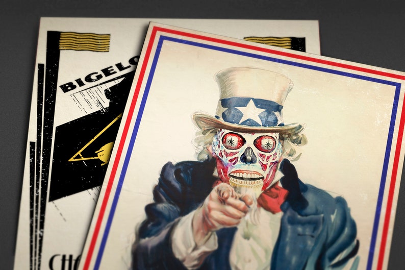 John Carpenter They Live Inspired Obey I Want You Propaganda Art Print A1 A2 A3 A4 image 2