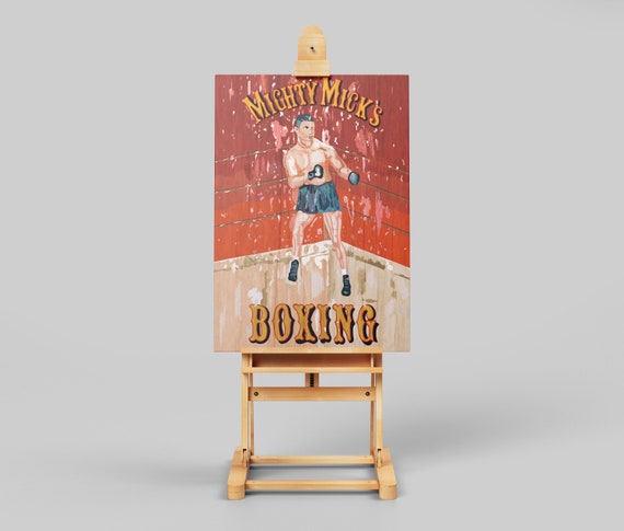 Mighty Mick's Boxing Gym Art Print: Rocky Inspired Replica - Etsy