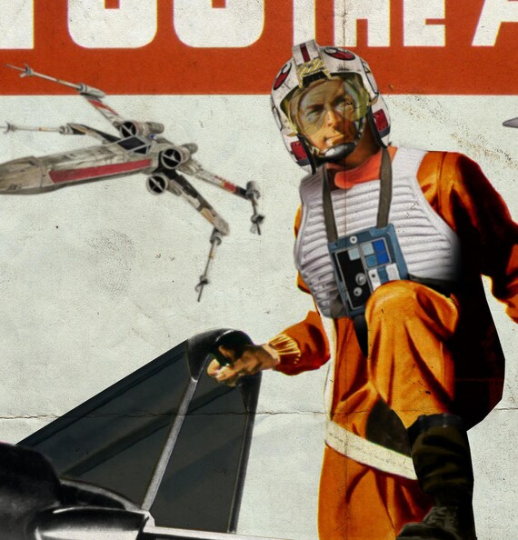 Star Wars X-wing Propaganda Art Print: Vintage Rebel Poster - Etsy