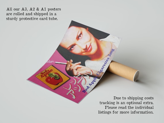 kill bill red apple cigarettes Kill Bill Inspired Red Apple Cigarettes Art Print - Quentin Tarantino Movie  Prop