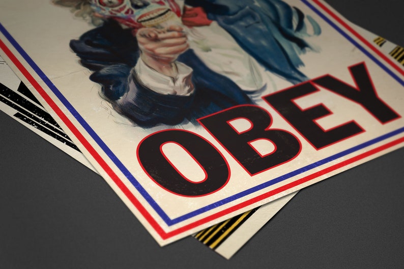 John Carpenter They Live Inspired Obey I Want You Propaganda Art Print A1 A2 A3 A4 image 4