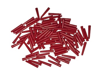 Small Red Plastic Pegs 100pcs 20mmx4mmx2mm (13/16x5/32x3/32) For Small Slim size Fishing Floats with hole 3mm (1/8")