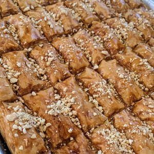 Salted Cashew Caramel Baklava