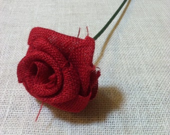 Burlap Rose Wedding | Etsy