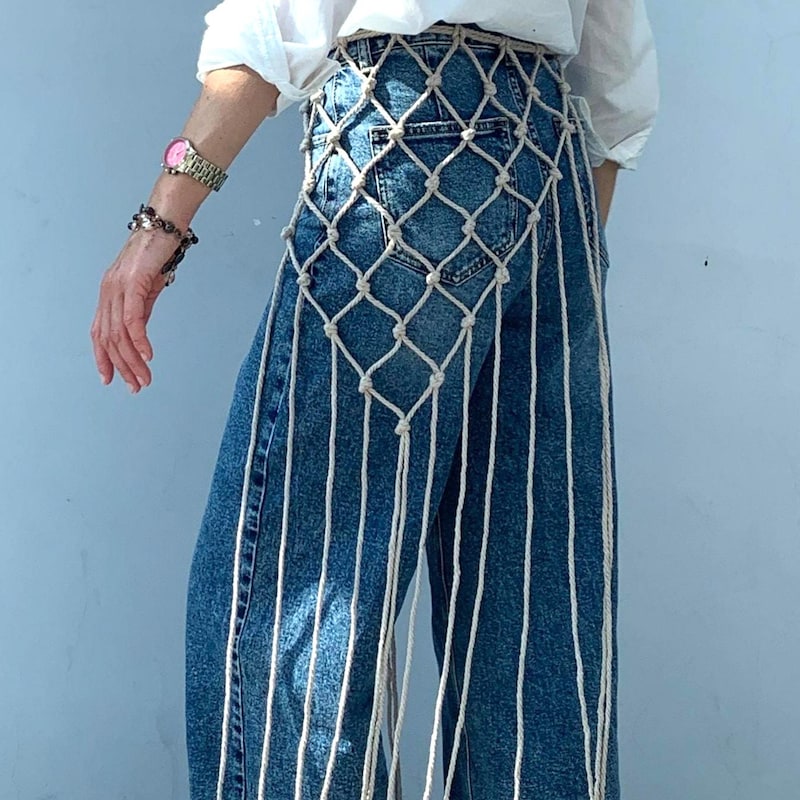 Macrame Cape Fringe - Etsy