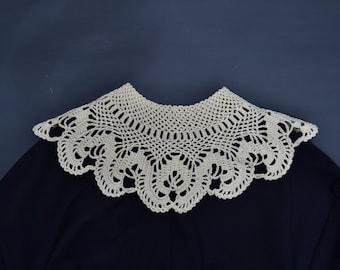 Detachable collar Crochet lace White collar Choker Necklace