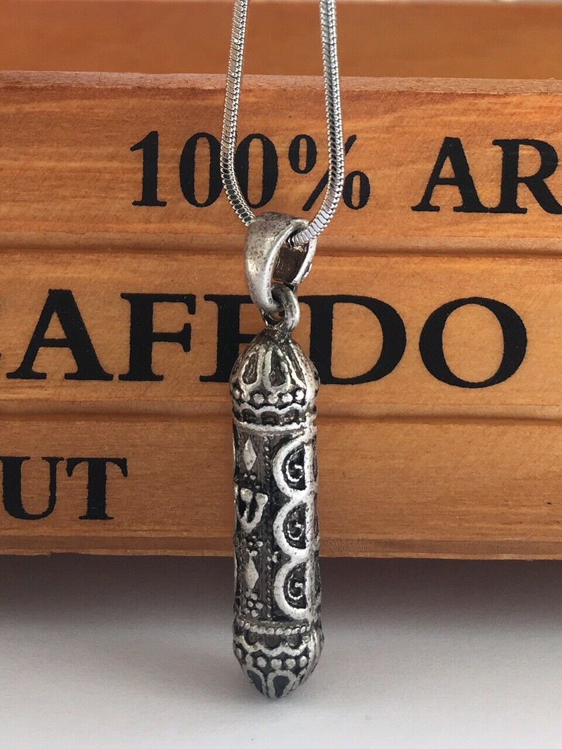 925 Sterling Silver 14.75x10mm Polished Tubular Cross Pendant With Cord and Box