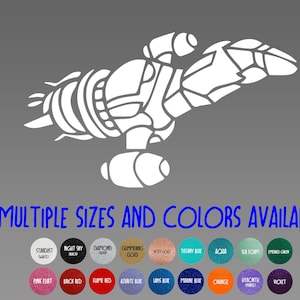 Glitter Vinyl Decal - Firefly Ship