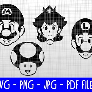 Downloadable SVGs - Super Mario Bros