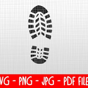 Downloadbare SVG - Boot Print