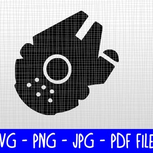 Archivos SVG descargables - Halcón Milenario de Star Wars