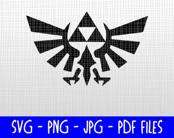 Downloadable SVG PNG PDF - Legend of Zelda - Royal Crest