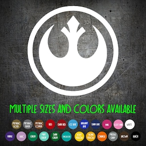 Vinyl Decal - Star Wars Rebel Alliance Symbol