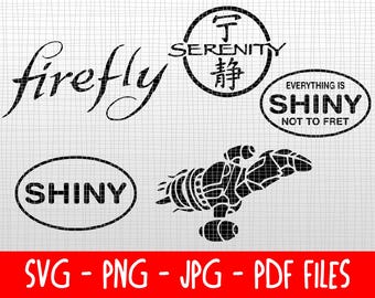 Downloadable SVGs - Firefly - Collection of 5
