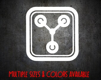 Adesivo Vinilico 3x3 Pollici Flux Capacitor Di Doc Brown - StickerShack.ca