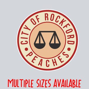 Color Stickers -   Rockford Peaches