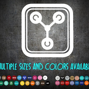 May include: White graphic of a stylized circuit board design inside a square frame, with the text "MULTIPLE SIZES AND COLORS AVAILABLE" in turquoise. A color palette of various colors is displayed below the text. The background is a dark, textured surface.