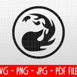Downloadable SVG - Magic the Gathering Red