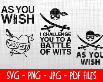 Downloadable SVGs - Princess Bride