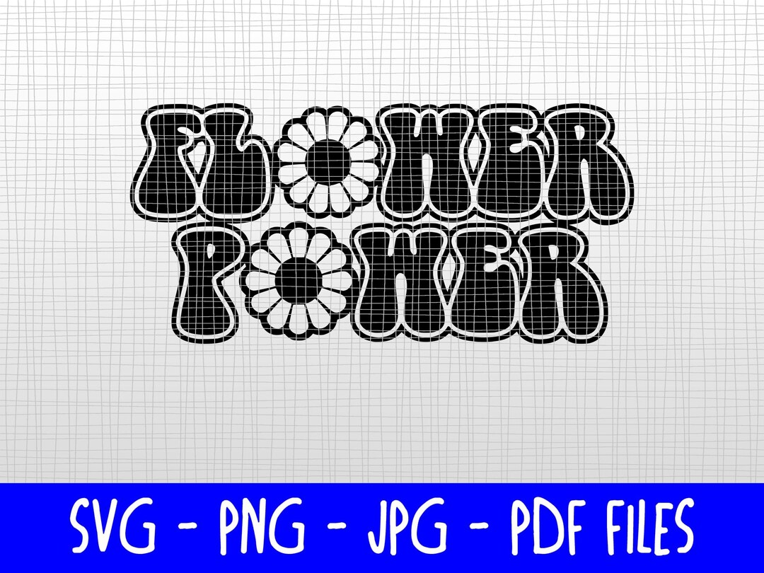 Downloadable SVG - Hippie Fun - Flower Power - Etsy