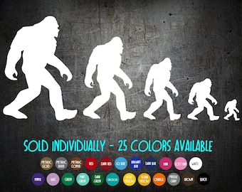 Family Style Decals - Sasquatch / Bigfoot Family