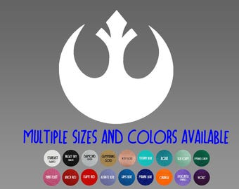 Glitter Vinyl Decal - Star Wars Rebel Alliance Bird