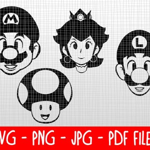 SVGs para download - Super Mario Bros