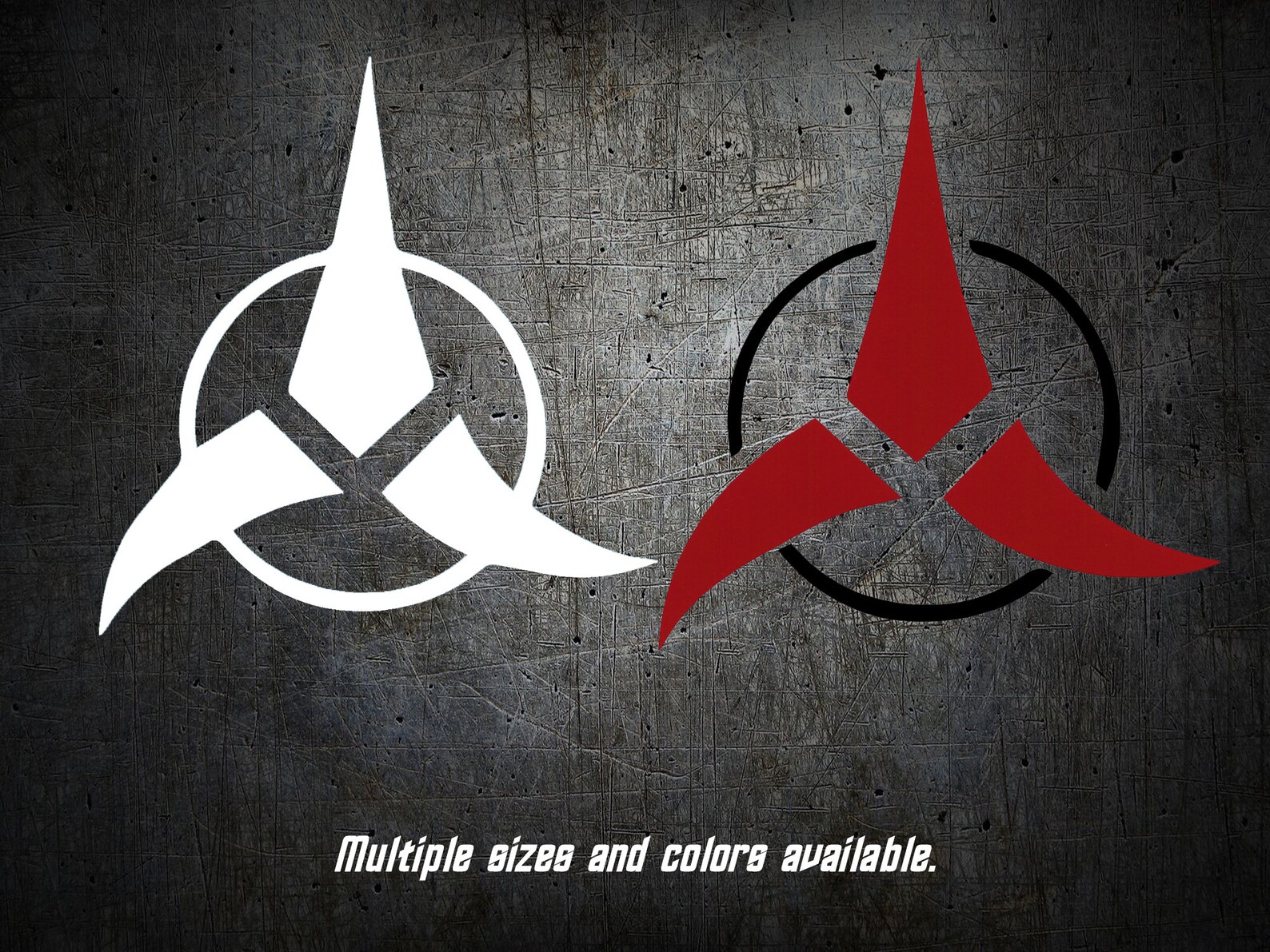 Vinyl Decal Star Trek Klingon Empire symbol | Etsy