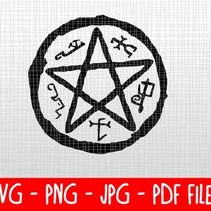 SVG descargables - Trampa del diablo sobrenatural