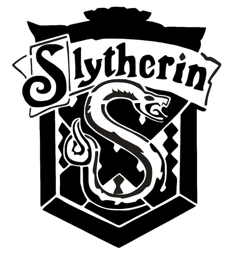 Vinyl Decal Harry Potter Slytherin Shield | Etsy