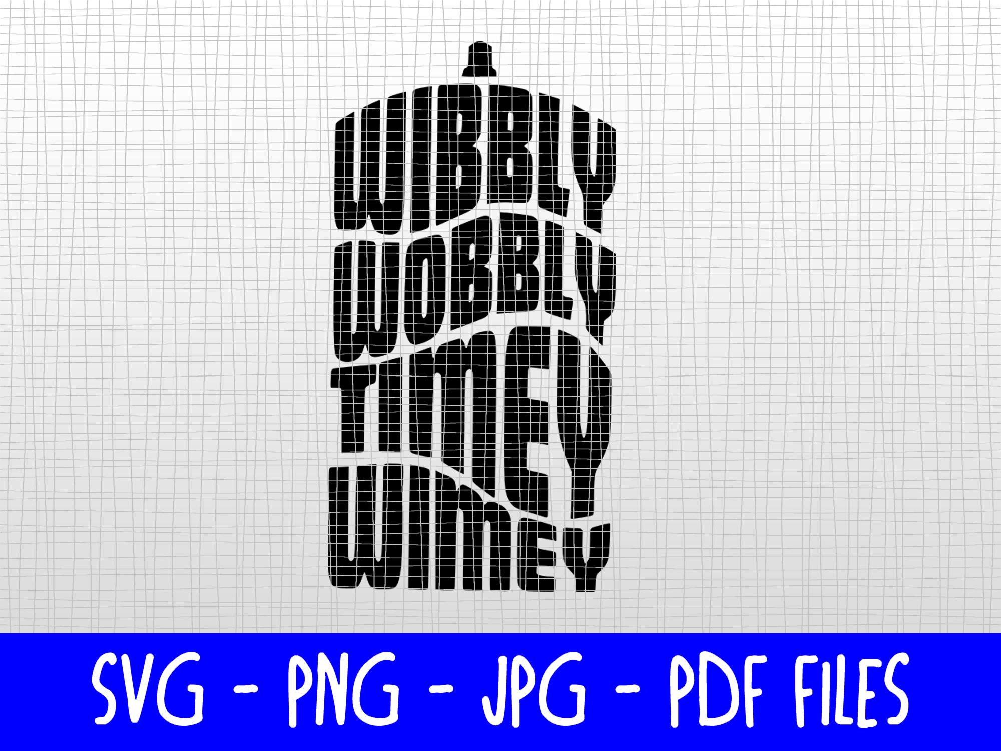 Downloadable Svgs - Dr. Who Tardis - Wibbly Wobbly Timey Wimey - Etsy
