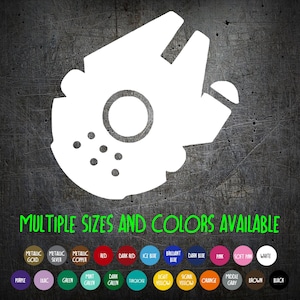 Vinyl Decal - Millennium Falcon