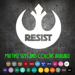 Vinyl Decal - Rebel Alliance Starbird - Resist Cutout