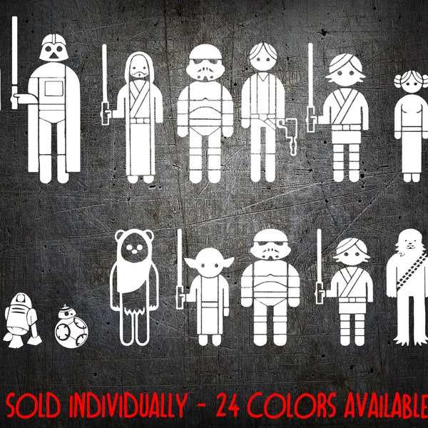 Family Style Decals - Star Wars Characters (#2)