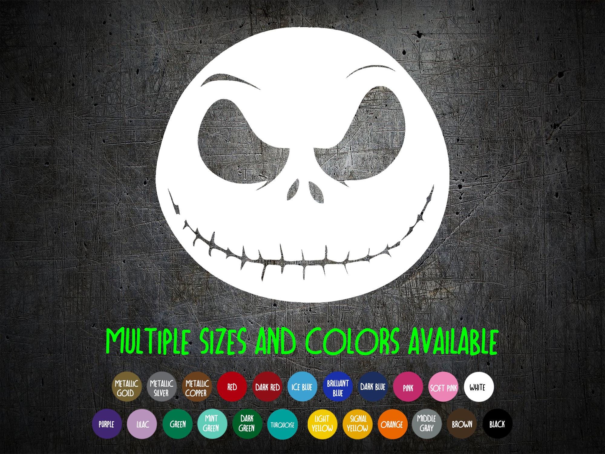 Vinyl Decal - Jack Skellington