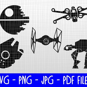 Herunterladbare SVGs - Star Wars Schiffe & Walker