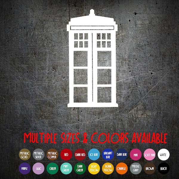 Vinyl Decal - Dr. Who Tardis