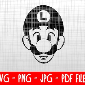 Herunterladbare SVG - Super Mario Bros - Luigi