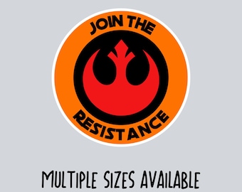 Color Stickers - Join the Resistance - Rebel Alliance