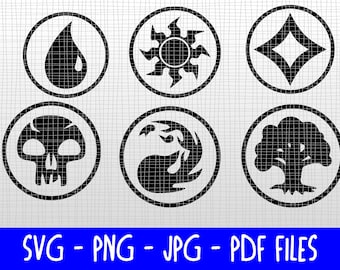 ダウンロード可能なSVGファイル - マジック：ザ・ギャザリング