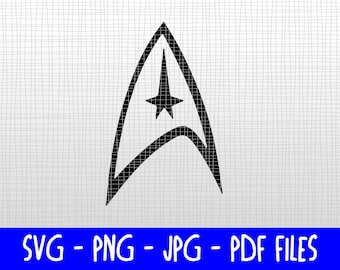 Downloadable SVG -  Star Trek TOS Delta - Command