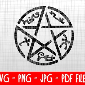 SVG descargables - Trampa del diablo sobrenatural