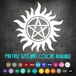 Vinyl Decal - Supernatural Anti Possession