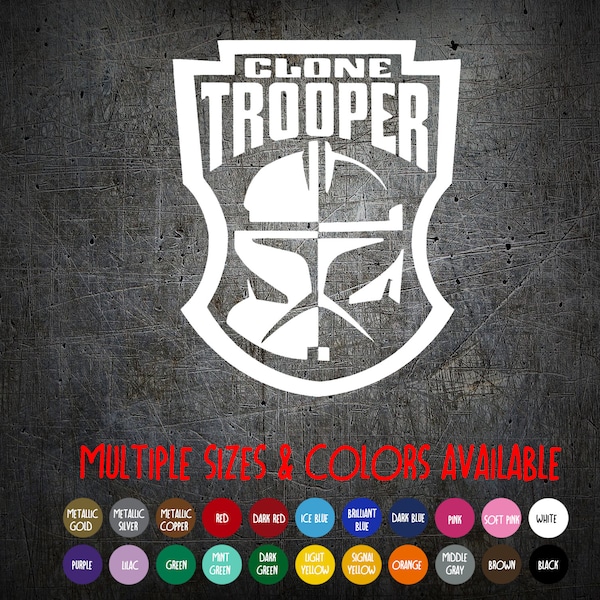 Vinyl Decal - Clone Trooper Sheild