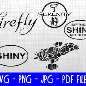 Downloadable SVGs - Firefly - Collection of 5