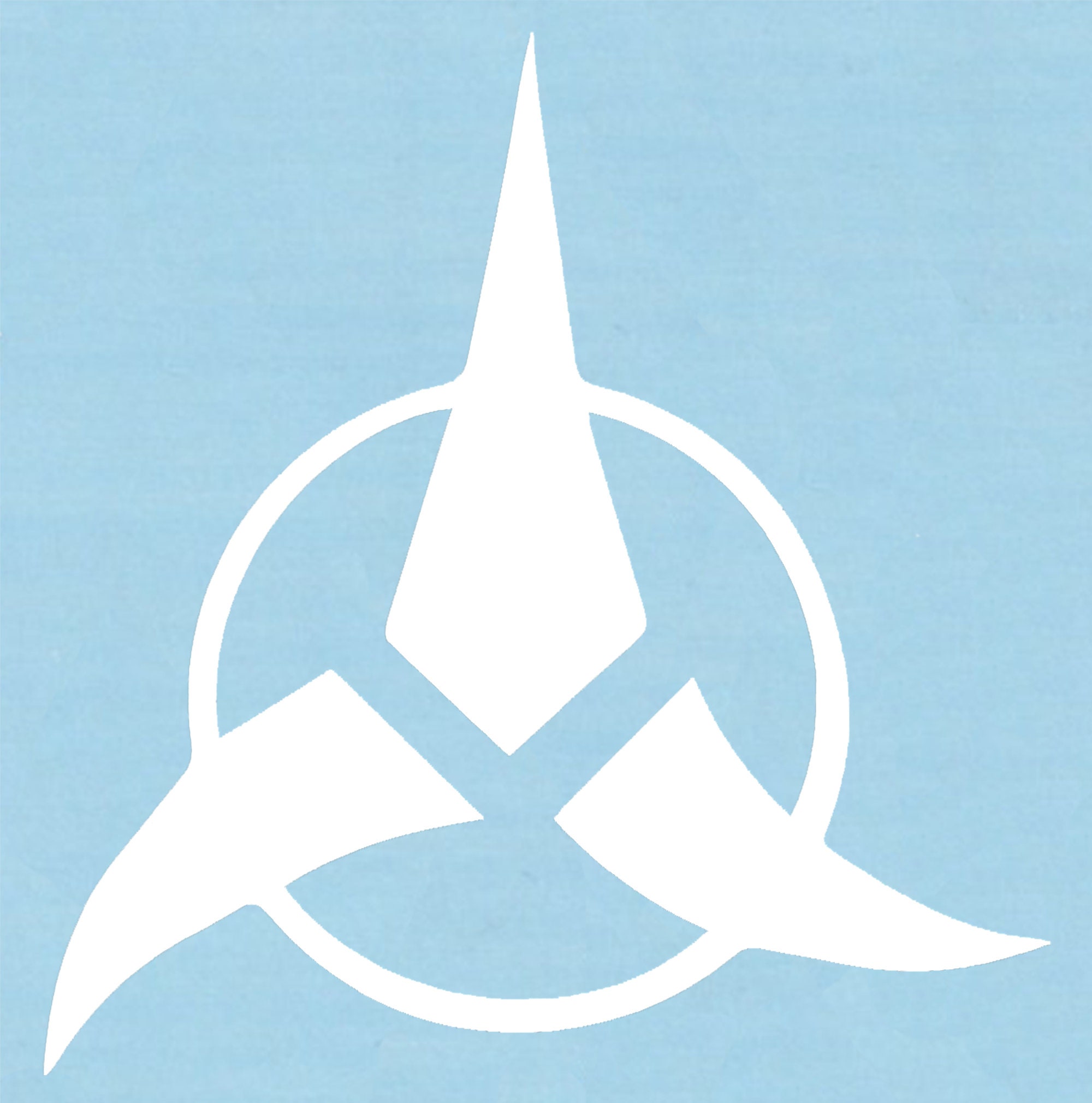 Vinyl Decal Star Trek Klingon Empire symbol | Etsy